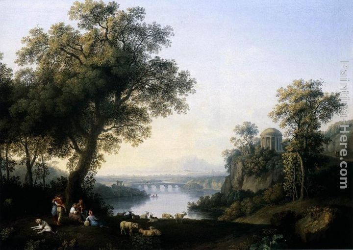 Jacob Philipp Hackert Landscape with River